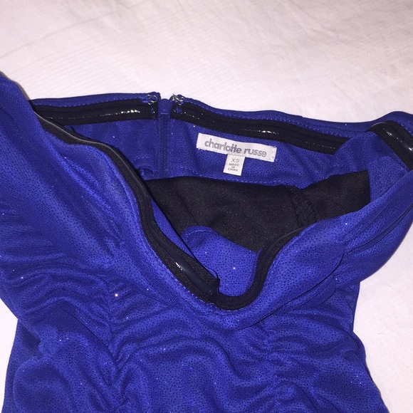 ✨ROYAL BLUE STRAPLESS DRESS✨ - Picture 2 of 3